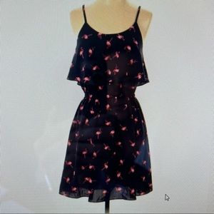 Elle Ladies Flamingo Dress with Adjustable Straps